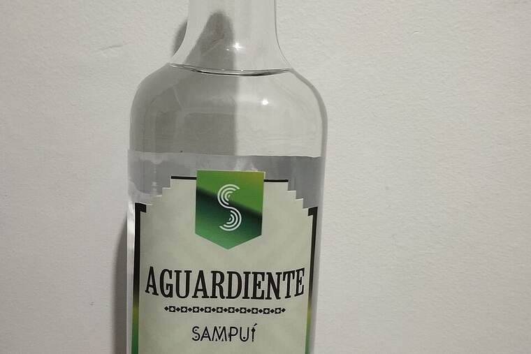 Detalle de aguardiente