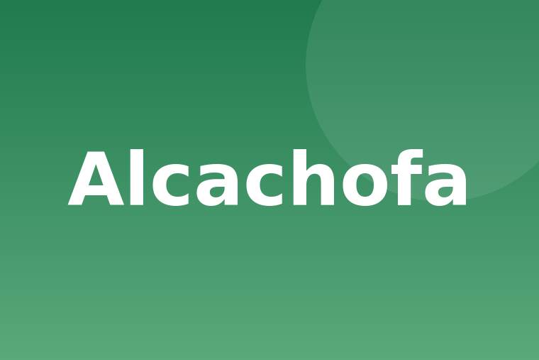 Alcachofa cruda