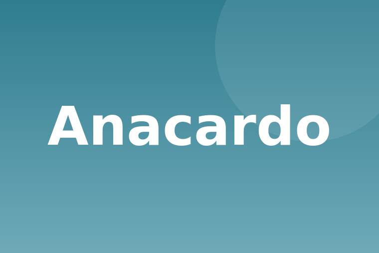 Anacardo crudo