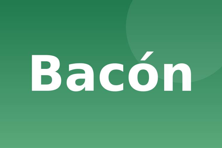 Bacón ahumado a la parrilla
