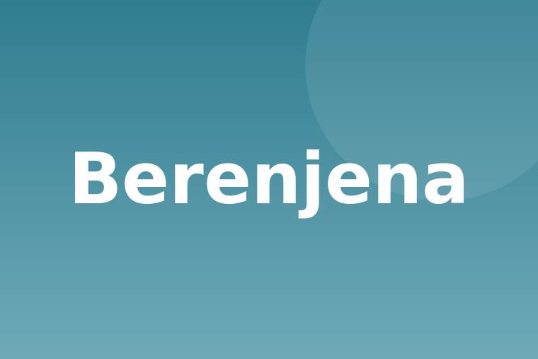 Berenjena