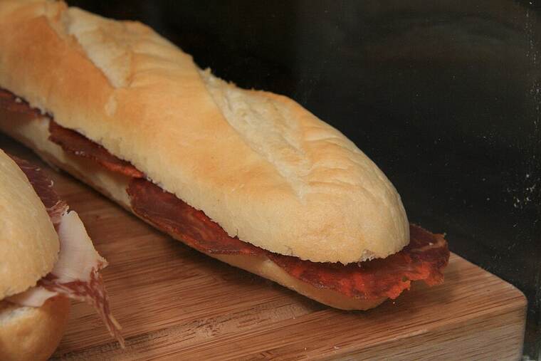 Detalle de bocadillo