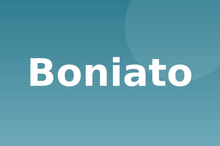 Boniato crudo