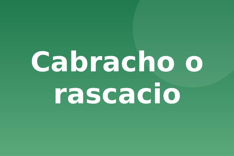 Cabracho o rascacio crudo