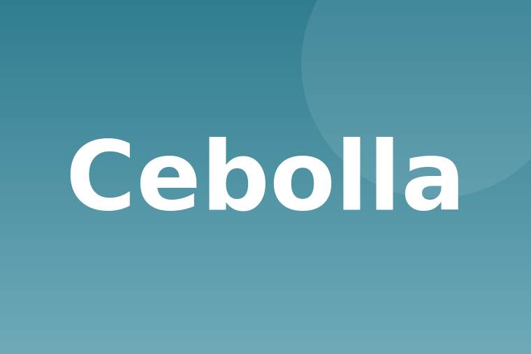 Cebolla asada