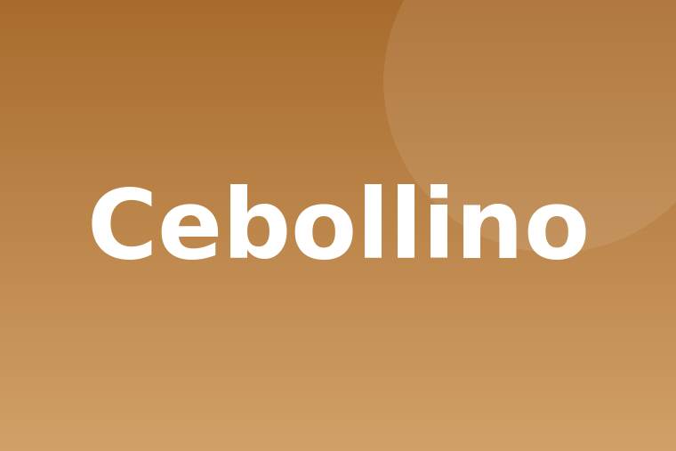 Cebollino crudo