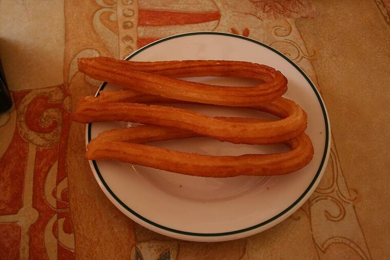 Detalle de churro