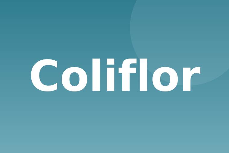 Coliflor congelada cruda