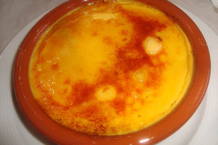 Detalle de crema catalana