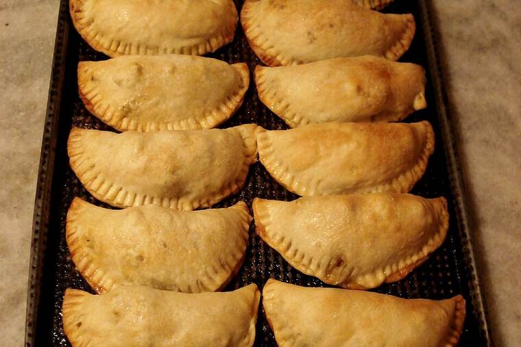 Detalle de empanada de carne