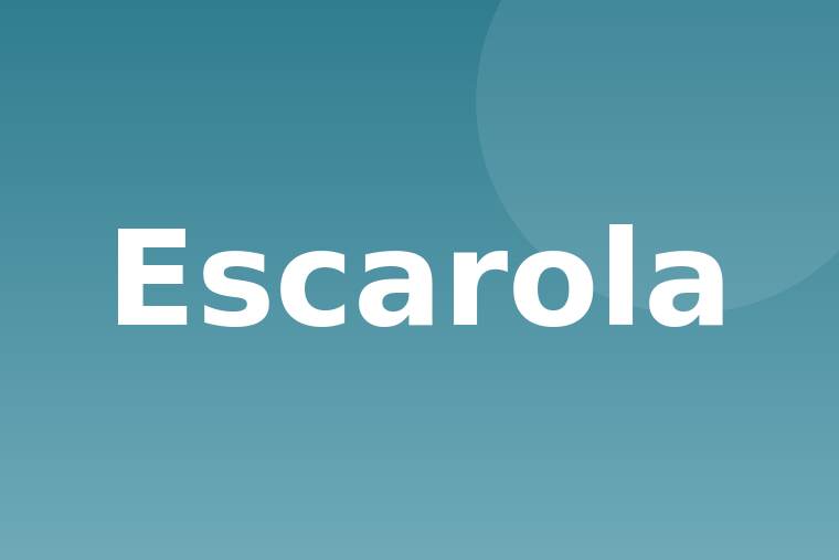 Detalle de escarola