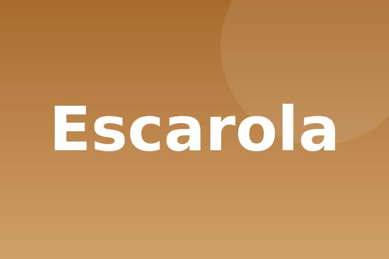 Escarola