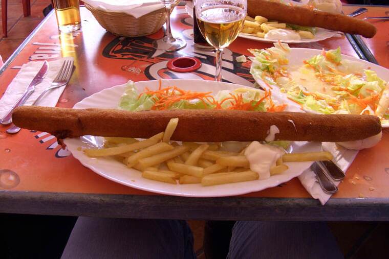 Detalle de flamenquín