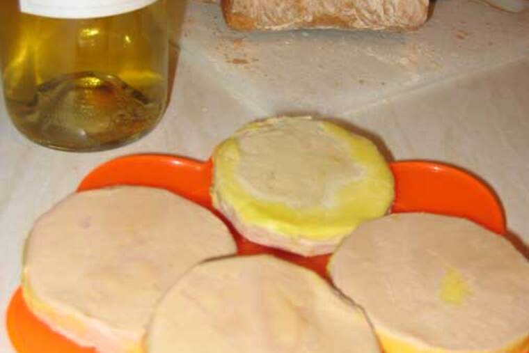 Detalle de foie gras