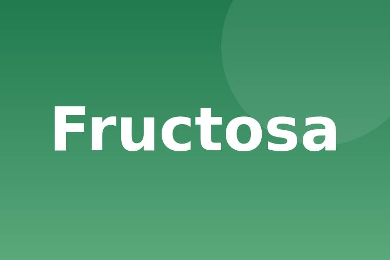 Fructosa