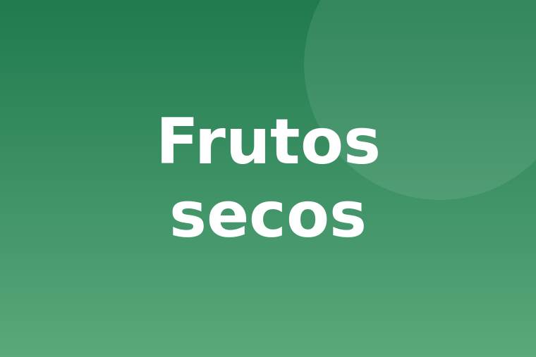 Detalle de frutos secos
