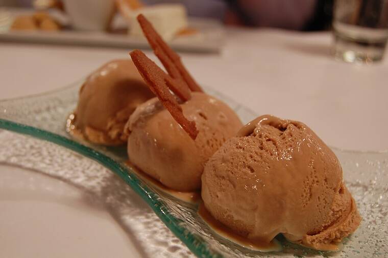 Helado de chocolate