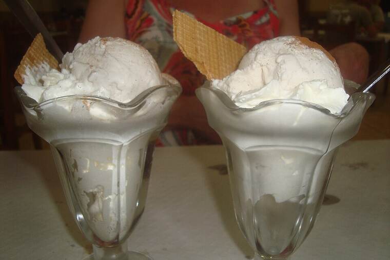 Detalle de leche merengada