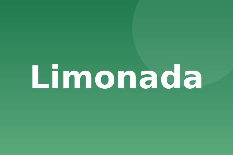 Detalle de limonada