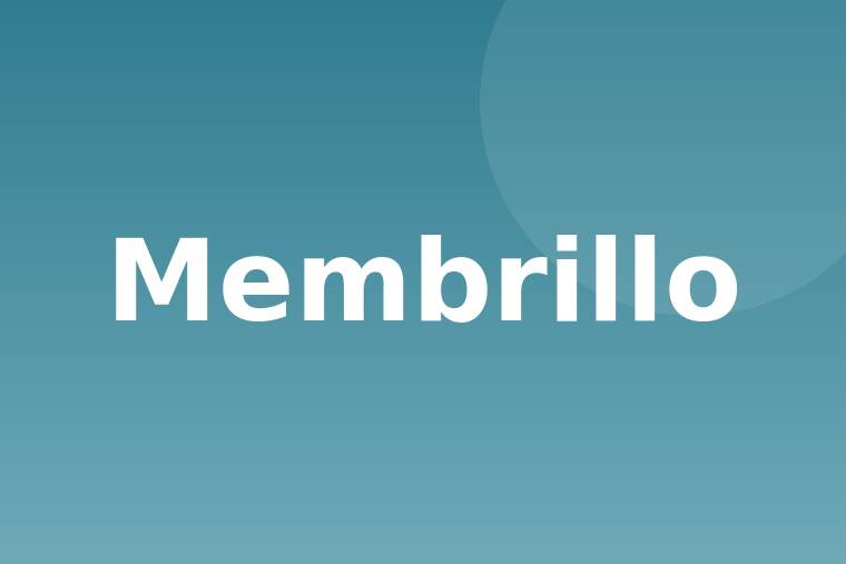 Membrillo crudo
