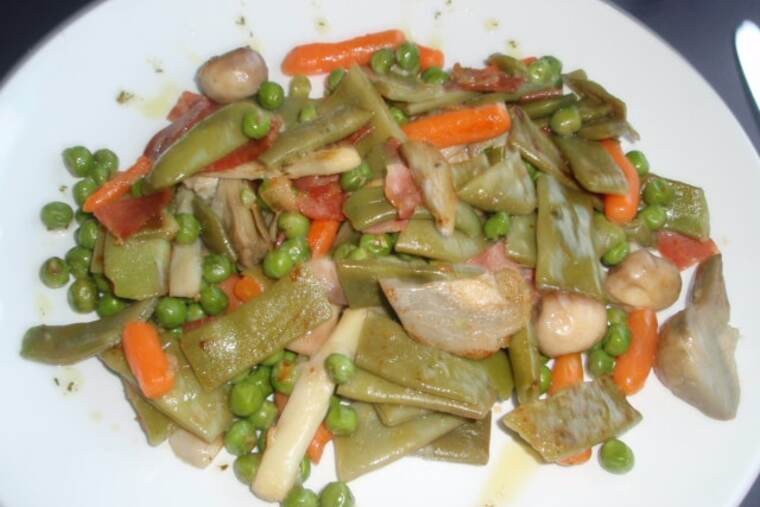 Menestra de verduras congelada