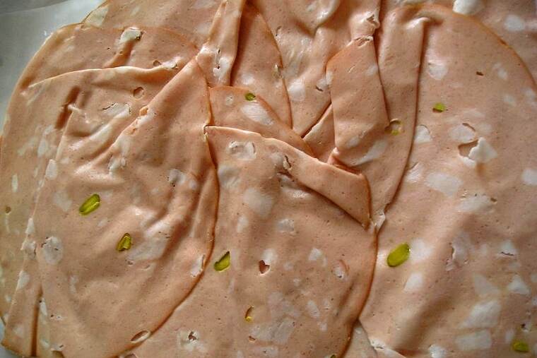 Detalle de mortadela