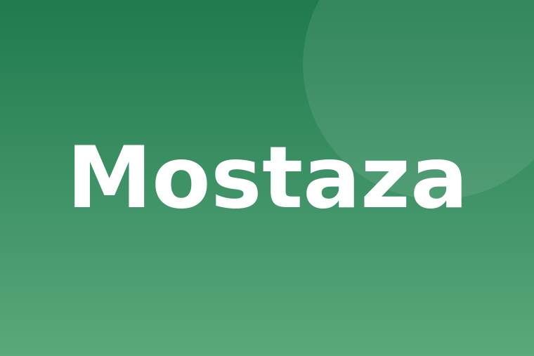 Detalle de mostaza