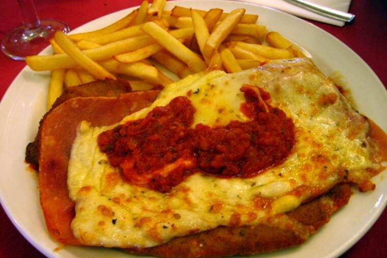 Detalle de salsa napolitana
