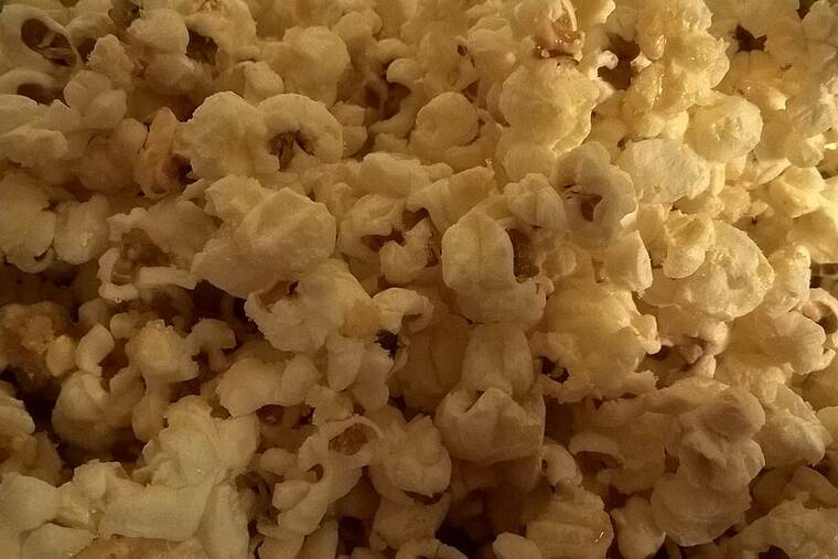 Palomitas de maíz sin aceite sin sal