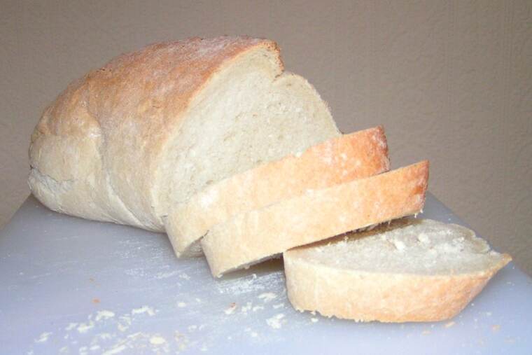 Pan blanco tostado
