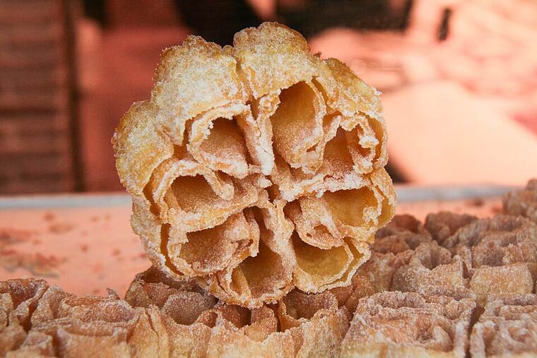 Detalle de pasta de fruta