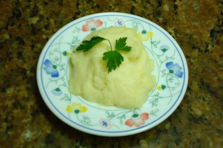 Puré de patata con leche