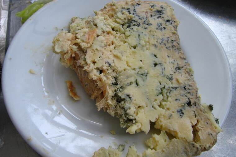 Detalle de queso cabrales