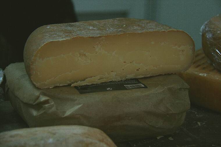 Detalle de queso curado genérico