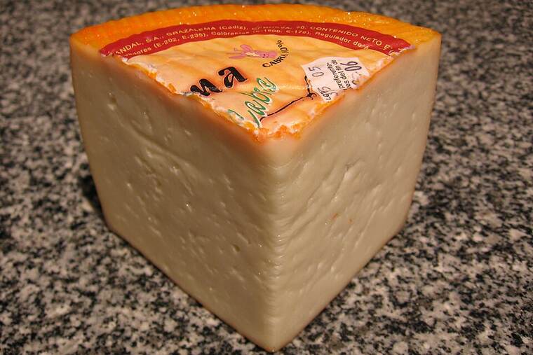 Detalle de queso grazalema