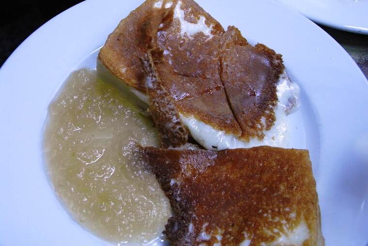 Detalle de queso majorero