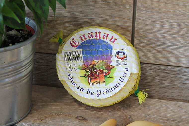 Detalle de queso peñamellera