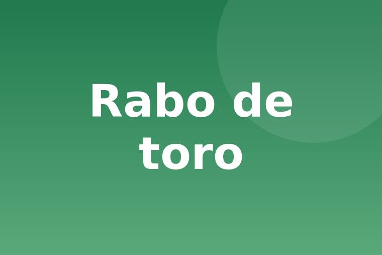 Rabo de toro