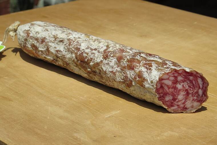 Detalle de salami