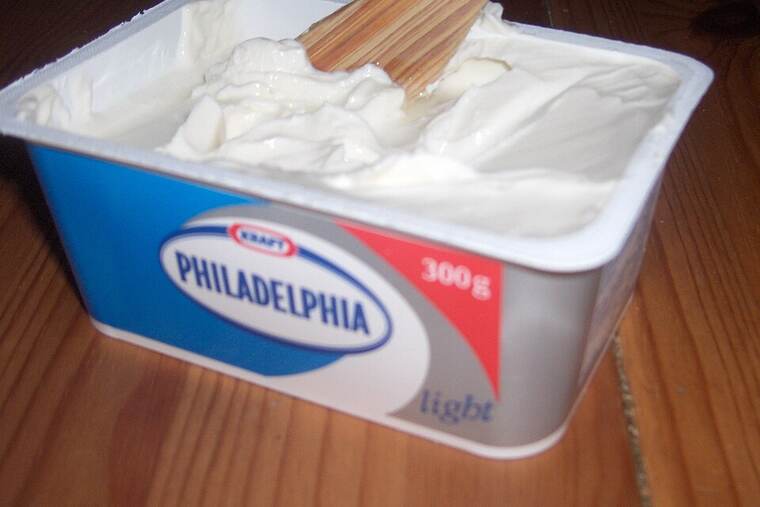Detalle de salsa de queso
