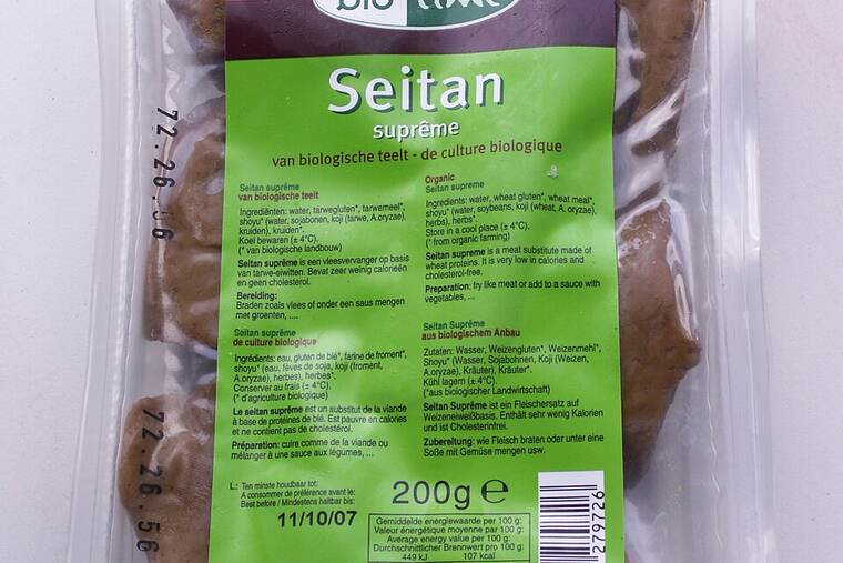 Detalle de seitán