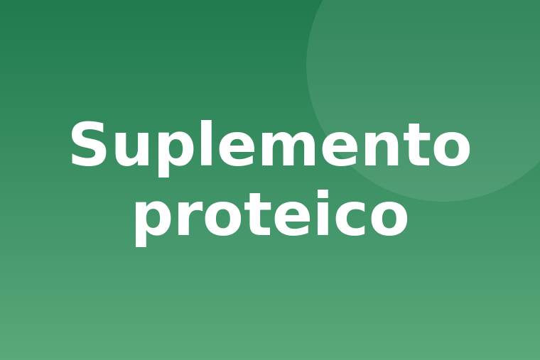 Detalle de suplemento proteico