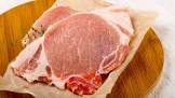 Carne de cerdo de capa blanca, jamón, parte magra, crudo