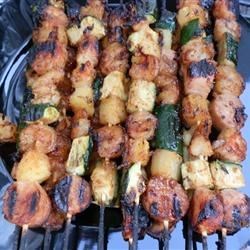 Brochetas de camarones y vieiras Receta