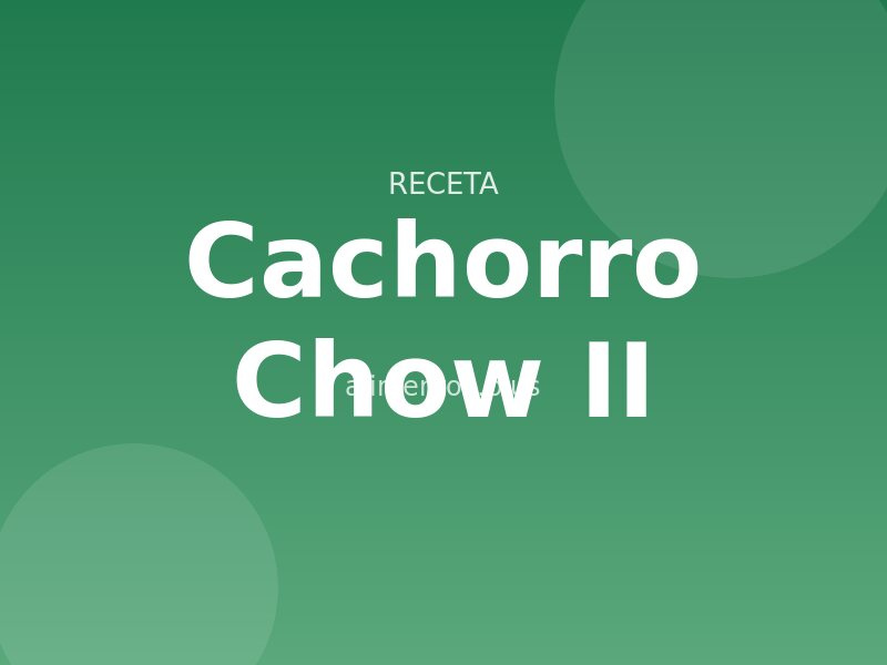 Cachorro Chow (II)