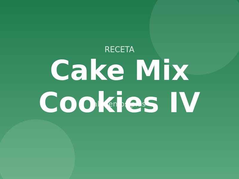 Cake Mix Cookies (IV)