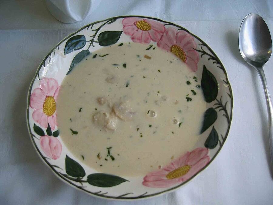 Crema de champiñones
