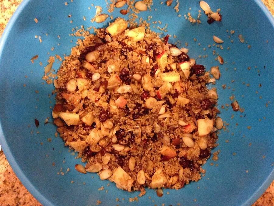 Ensalada de quinoa y verduras