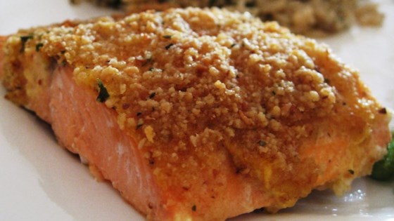 Filetes de salmón al horno Receta Dijon