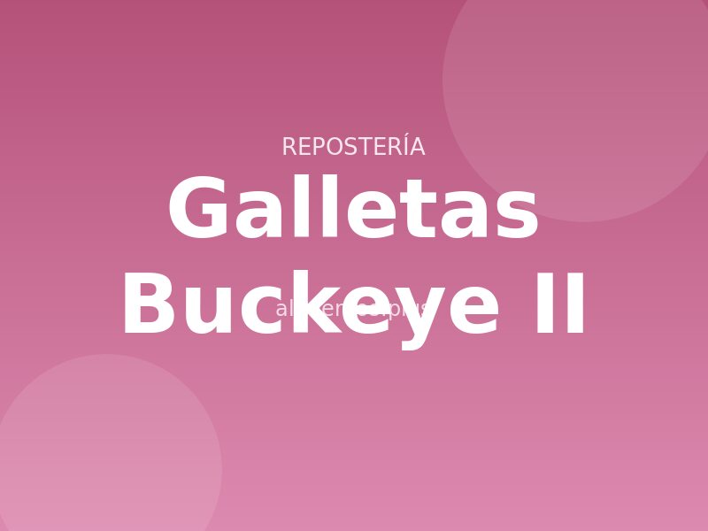 Galletas Buckeye (II)